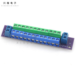 Xingkai Electronics Power Distribution Board 12 Terminal <b>Block</b> PCB <b>Mount</b> For Electronics Projects Model Building DIY - Product Image 3