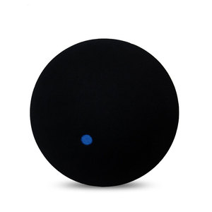 Balle de squash professionnelle en caoutchouc à point bleu unique de 39 mm, rebond élevé, balle d'entraînement rapide pour débutants, prix d'usine en gros - Product Image 2