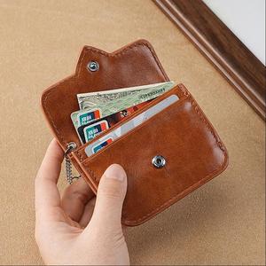 Multi-card <b>ID</b> Card <b>Holder</b> Coin Mini Buckle Purse PU Short Waterproof Card <b>Holder</b> Small Designer Women Trending Purses - Product Image 2