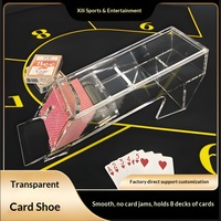 CTSOK Baccarat Poker Card Boot & Box Set Transparent 8 Decks Made in China No Material