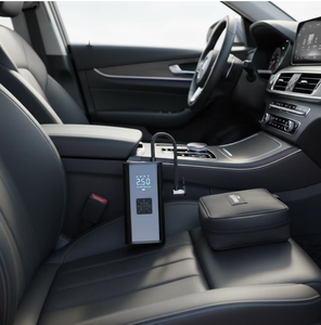 מדחס אוויר נייד לרכב - משאבת ניפוח צמיגים וסוללת גיבוי - Product Image 3