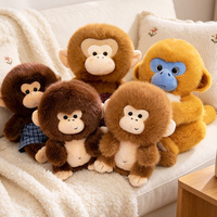 Peluche singe adorable avec rembourrage en coton PP super doux, tailles personnalisables, cadeau pour enfants