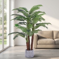 Palmier artificiel réaliste de 1,8 m, très demandé, grand bonsaï de palmier artificiel pour la décoration intérieure et extérieure