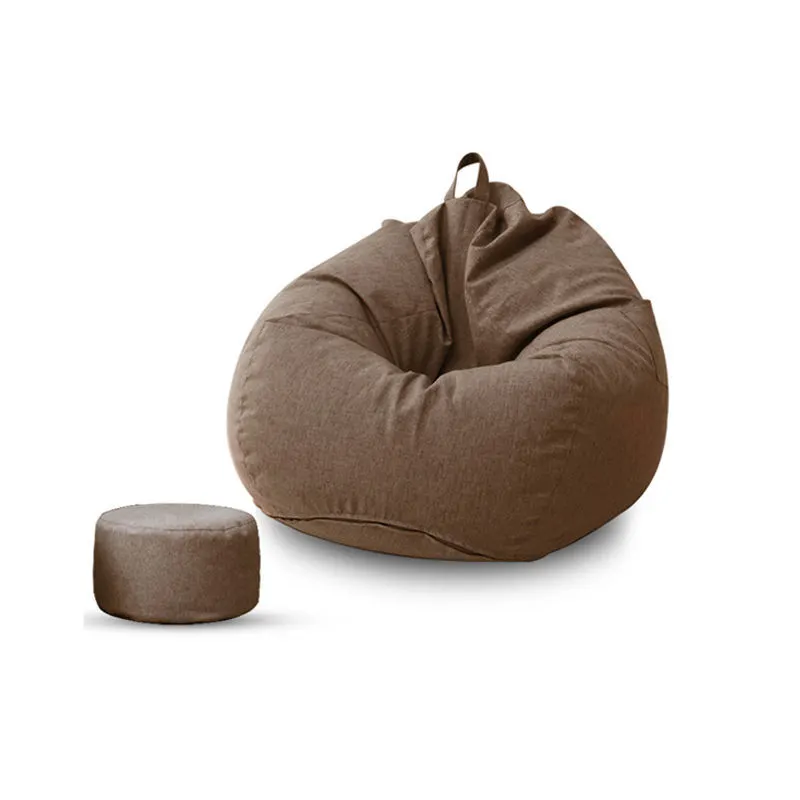 7 피트 custmizable 패브릭 거대한 beanbag 커버 부드러운 솜털 가짜 모피 큰 라운드 콩 가방 게으른 소파 침대 거실 가구