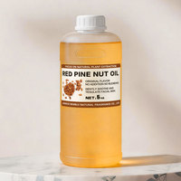 Huile de pignon de pin rouge 100% pure naturelle pressée à froid, qualité cosmétique, approvisionnement en vrac en usine, marque privée pour les soins de la peau