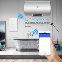 Interrupteur intelligent UBARO 20A 118Type Zigbee pour chauffe-eau, contrôle à distance via application, compatible Alexa, programmation vocale, panneau mural tactile, Smart Life