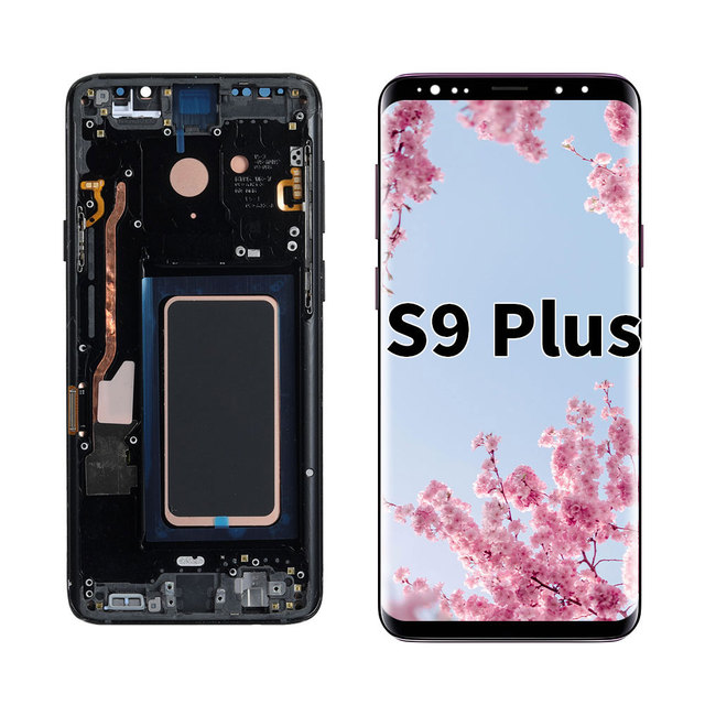 For samsung S9 Plus Screen for Samsung Galaxy S9 Plus OLED with Frame for samsung S9 Plus Display High Quality Lcd Screen
