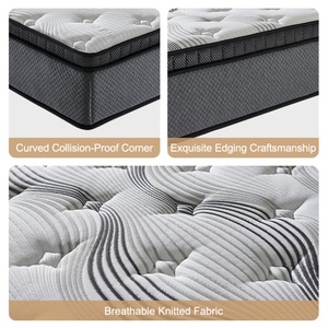 Lớp học đầu tiên chất lượng giá bán buôn khách sạn sang trọng Túi mùa xuân lai Nệm Vua Kích thước mềm vải dệt kim chỉnh hình cuộn hộp - Product Image 2