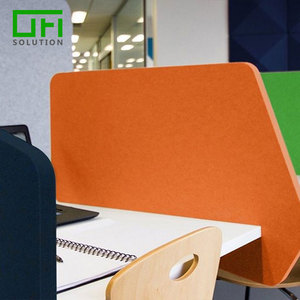 Cloison de bureau acoustique en polyester PET Ofisolution, séparateur de bureau coloré en polyester - Product Image 2