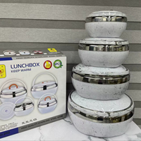 Lot de 4 casseroles isothermes professionnelles en forme de citrouille, 3L, 5L, 7L, 12L, pour maintien au chaud des aliments, ustensiles de cuisson commerciaux