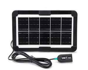 6V3W Mini Solar Panel with USB Stabilizer Portable 5-in-1 Cable Charger for Phones Small Size Garden Application Solar Panel - Product Image 6