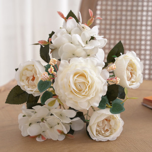 2025 Wedding Series White Theme <b>Artificial</b> <b>Flower</b> Row Decoration Welcome Area Beautiful Old Arrange - Product Image 6