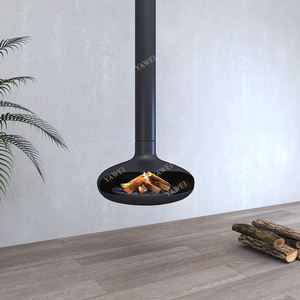 Stufa <span class=keywords><strong>a</strong></span> Legna da Interno dal Design Moderno, Caminetto Sospeso per Riscaldamento <span class=keywords><strong>a</strong></span> Legna e <span class=keywords><strong>Pellet</strong></span> - Product Image 2