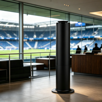 Diffuseur d'Hôtel OY-5 Tour, Diffuseur d'Huiles Essentielles Électrique WIFI, Nébuliseur d'Arômes 500ml en Métal Sans Eau 4s Store