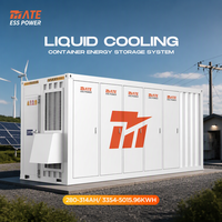 Conteneur BESS refroidi par liquide MATE 20FT 3MWh 5MWh avec batterie LiFePO4 certifiée UL IP55 pour l'alimentation de secours hors réseau des micro-réseaux