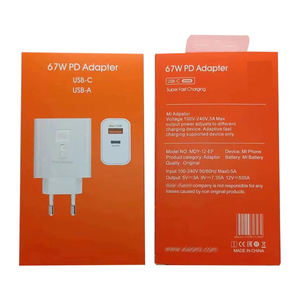 <span class=keywords><strong>Cargador</strong></span> de 67W para Xiaomi, Cable Tipo C, Enchufe EU/US, Carga Rápida, Adaptador PD para Xiaomi <span class=keywords><strong>Mi</strong></span> <span class=keywords><strong>11</strong></span> Ultra, <span class=keywords><strong>Mi</strong></span> <span class=keywords><strong>11</strong></span> PRO, 12/12, Bloque de Carga para Teléfono - Product Image 2