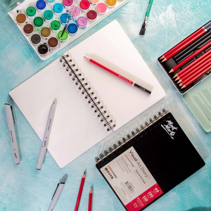 <span class=keywords><strong>Diario</strong></span> de Arte Visual Mont Marte A5, Cuaderno de Dibujo para Artistas de 120 Páginas - Product Image 1