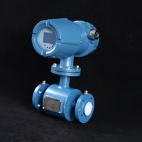 Débitmètre électromagnétique numérique en acier inoxydable, transmetteur de débit magnétique pour eau et liquides conducteurs (huile), précision de 0,5 %