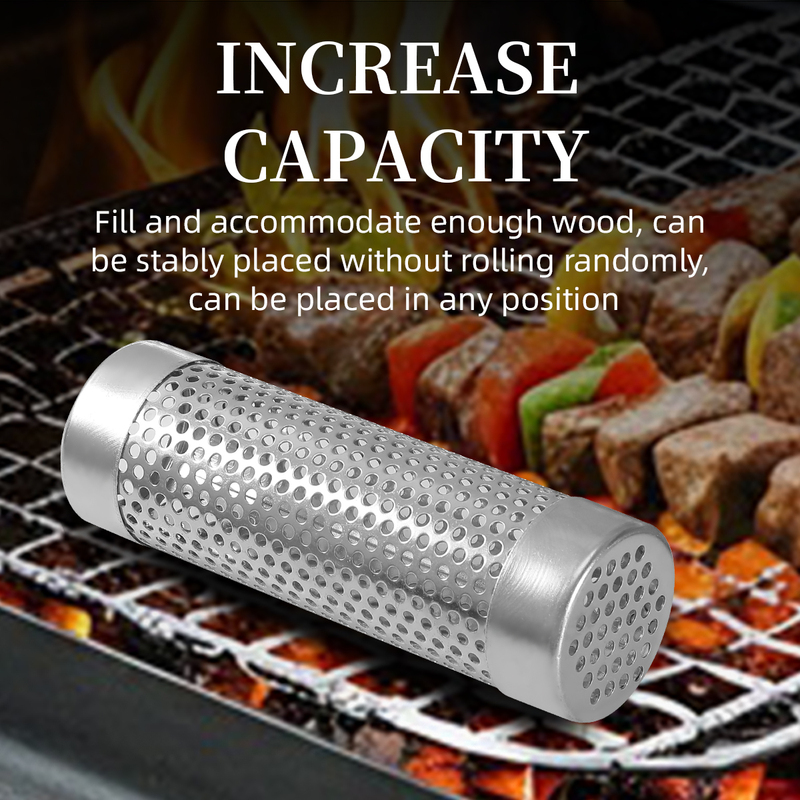 Stainless Steel Smoker Box Outdoor BBQ
