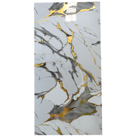 Panneau mural décoratif en PVC flexible, alternative au marbre, 1220x2440mm*3mm, feuille de marbre UV en plastique