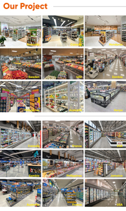 Étagère de supermarché en métal de style européen robuste Highbright avec 5 étagères à grille pour épicerie - Product Image 6