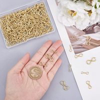 TOPIND 1000 pièces/sac Œillets pour leurres de pêche DIY, anneaux en laiton en forme de 8