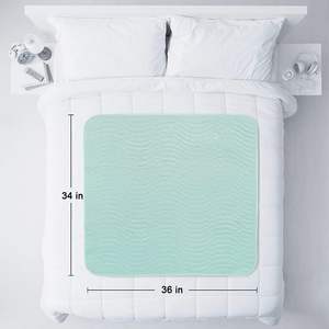 Precio personalizado de fábrica, almohadilla para orinar para mascotas de 4 capas, impermeable, almohadilla para debajo, almohadilla de cama reutilizable lavable para incontinencia - Product Image 5