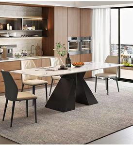 <span class=keywords><strong>Table</strong></span> rectangulaire en marbre de luxe italienne, <span class=keywords><strong>table</strong></span> extensible pour salle à manger, <span class=keywords><strong>table</strong></span> <span class=keywords><strong>pliante</strong></span> en pierre d'ardoise, <span class=keywords><strong>table</strong></span> à dîner extensible pour 8 personnes - Product Image 1
