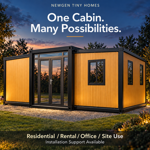 Nouvelle maison préfabriquée moderne Newgen Tiny Homes en conteneur de 30/40 pieds – Solution de location pour maison d'hôtes, chalet de villégiature et location de vacances - Product Image 2
