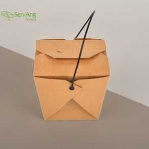 Senang02 Giấy Bìa Cứng Đóng Gói Thực Phẩm Khay Giấy Kraft Xúc Xích Hộp Đựng Bánh Tráng Miệng - Product Image 5