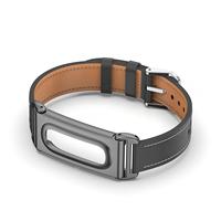 Bracelet de remplacement en cuir microfibre premium Win-Win avec boîtier métallique, bracelet de mode pour Fitbit Air, vente en gros