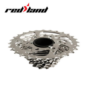 <span class=keywords><strong>Cassette</strong></span> roue libre Redland 9 <span class=keywords><strong>vitesses</strong></span> en acier 11-28T finition nickel pour VTT et vélos de <span class=keywords><strong>route</strong></span> - Product Image 6