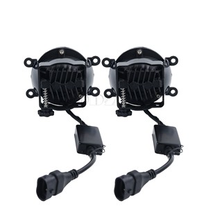 GOODZOOMブルーレンズLEDフォグランプトライカラープロジェクターフォグランプ3インチBi LEDプロジェクターフォグライトカーフォグランプ用 - Product Image 3