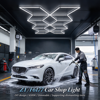 Lumière de garage pour voiture 6500K, LED dimmable, assemblage personnalisé DIY pour réparation de véhicules, garage et salle d'exposition automobile