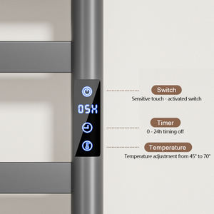 Porte-serviettes chaud <span class=keywords><strong>Radiateur</strong></span> de serviettes électrique intelligent Porte-serviettes avec Wifi pour salle de bain - Product Image 3