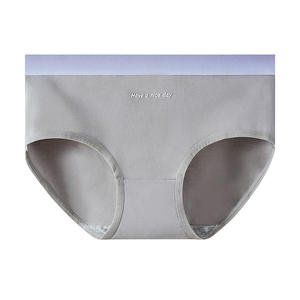 En Stock: Bragas Hipster de Algodón Puro Transpirables y Antibacterianas para Niña, de Tiro Medio, Estilo Deportivo, Color Liso Sencillo, Tejidas - Product Image 6