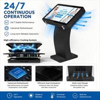 Señalización Digital Inteligente para Exteriores, Kiosco Interactivo con Pantalla Táctil, Pantalla Impermeable IP65, 2500Nit, Legible Bajo la Luz Solar, Tótem LCD para Exteriores