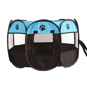 Tenda pieghevole per cuccia per cani e gatti in stile Morden con cuscino spesso box per animali domestici