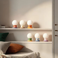 Lampe de chevet moderne à LED avec commande tactile électrique et variateur d'intensité pour chambre à coucher, salon, décoration intérieure, veilleuse design pour le sommeil