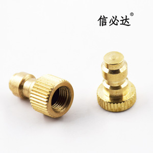 ปลั๊กทดสอบแรงดันทองเหลืองขนาด 8 มม. ยี่ห้อซิมบิดา สำหรับเชื่อมต่อสายลม - Product Image 1