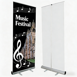 Pantalla de Poliéster Impermeable con Impresión Digital HD, Banner Enrollable para Ferias Comerciales - Product Image 3