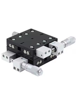Plataforma de Posicionamiento Manual de Alta Precisión WM 60*60mm con Guías de Rodillos Cruzados en Eje XY para Bloques de Guía Lineal de Laboratorio