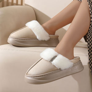 Indoor Home Wear for Slippers Comfortable Plus Cashmere Soft <b>Massage</b> Spring Style Thick Bottom Factory Outlet Couples - Product Image 6