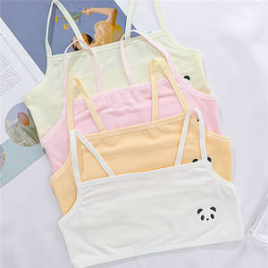 Sujetador sin aros con estampado <span class=keywords><strong>de</strong></span> dibujos animados para niños y niñas, sin relleno, <span class=keywords><strong>de</strong></span> algodón, para el desarrollo del pecho - Product Image 5