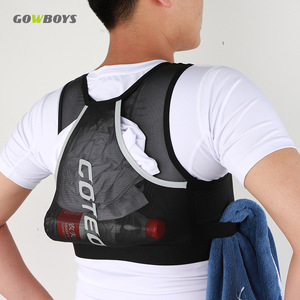 Chaleco Deportivo Gowboys Negro Talla S para Hombres y Mujeres, para Senderismo, Ciclismo, Maratón, con Reflectores de Seguridad - Product Image 2