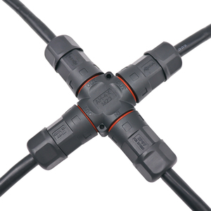 Tornillo de fijación 2 pines impermeable IP68 montaje Cable conector M23 35A plástico 4 vías señal de alimentación DC conector - Product Image 4