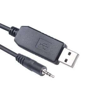 เข้ากันได้กับ IC-80AD IC-2820H ID-31A OPC-2218 ID-880H ID-51E CP2102ชิปภายใน USB ไปยัง RS232 2.5mm AJ Serial CABL