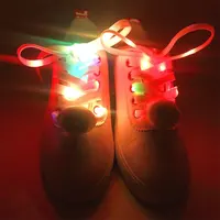 직접 판매 어두운 빛나는 빛 독특한 신발 끈 도매 Led 신발 끈