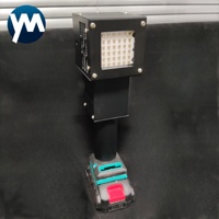 Lámpara de Inspección UV LED Recargable de 100W, Profesional para Pintura de Automóviles, Luz de Secado UV Portátil de Alta Potencia