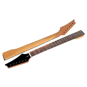 24 Frets Orange Dots Inlay Maple Guitarra Elétrica Pescoço Rosewood Fingerboard Guitar Acessórios
